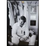 CRICKET [The Ashes] a group of three black and white images, includes Sir Ian Botham,