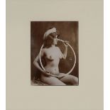 ANON: Nude Female Study, ca. 1880.
