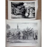 Edward Ardizzone (1900-1979), Trinity College, Oxford: The Porters Lodge, lithograph, signed,