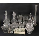 A collection of Victorian and later glas