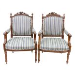 A pair of reproduction Louis XVI style m