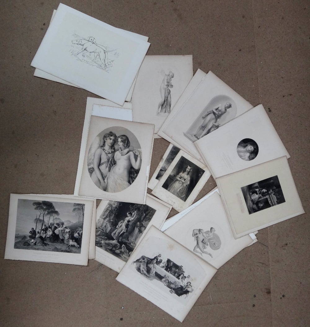 A quantity of assorted 18th and 19th century engravings of Classical and Egyptian monuments and - Image 10 of 10