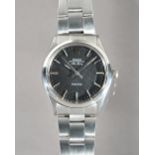 A Rolex Air King Oyster Perpetual Precision steel gentleman's bracelet wristwatch,