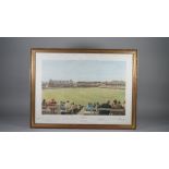 CRICKET: a limited edition print of the England v Australia 1980 Centenary Test Match at Lords,