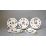 A Coalport `Union' shape part dessert service, circa 1820-30,