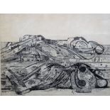 Anthony Gross (1905-1984), Rounded Hills, etching, signed, inscribed and numbered 14/50,