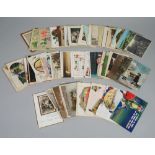 POSTCARDS: Sentimental, Greetings, Humour and a few Topographical, a collection of approx. 110.