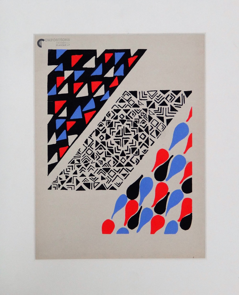 After Sonia Delaunay, 'Compositions Couleurs Idee', pochoir #17, 21, 26, 30, 38, 40, six, - Image 2 of 8