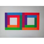 Max Bill (1908-1994), Colour squares, colour lithograph, indistinctly signed and dated 1971,