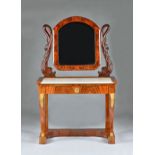 An Empire Revival ormolu mounted mahogany dressing table,