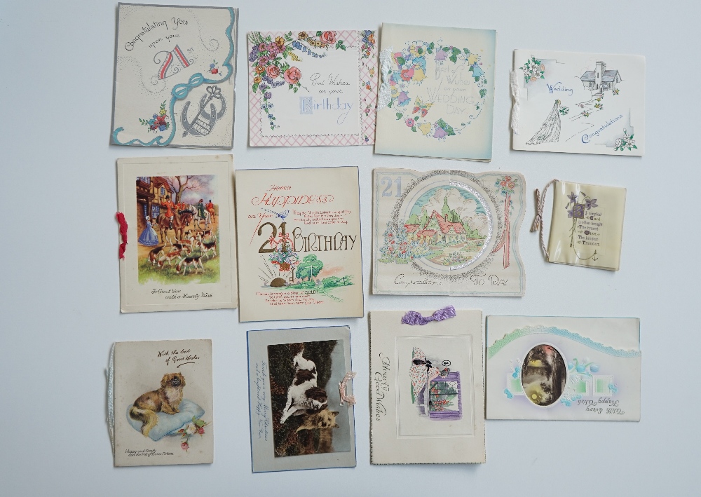 GREETINGS CARDS: a collection of various greetings cards, approx. - Image 2 of 6