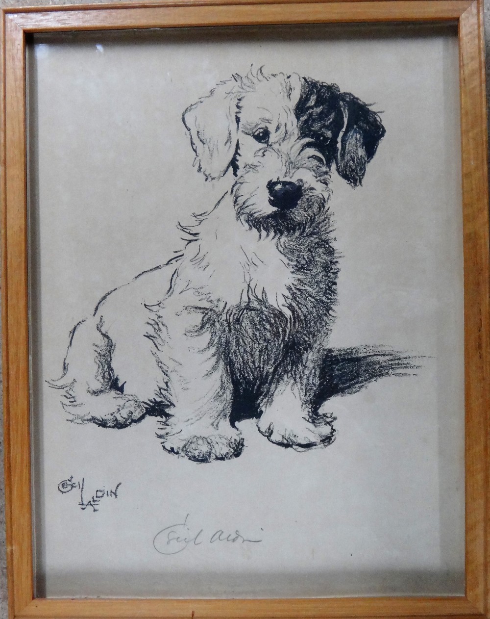 Cecil Aldin (1870-1935), Terrier, lithograph, signed in pencil, 31.5cm x 23.5cm.