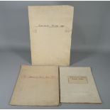 EXCHEQUER ACCOUNTS / COLLECTOR OF EXCISE: a group of three folio.