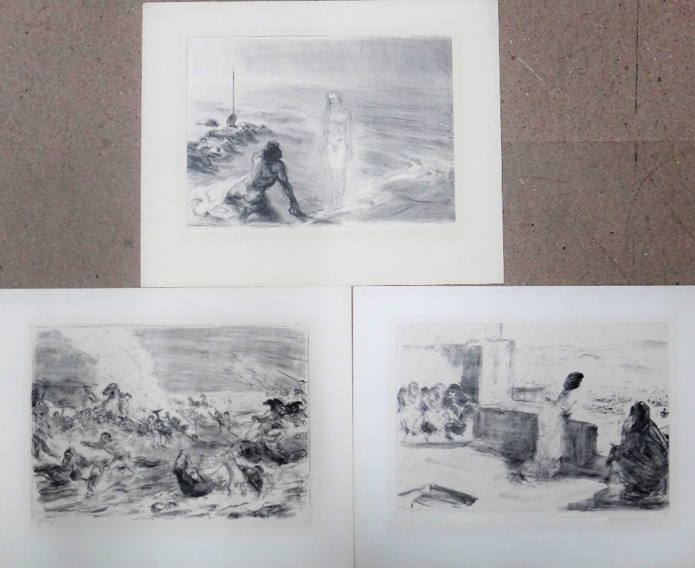 Max Slevogt (1868-1932), Achill Series, eleven lithographs, signed in pencil, all unframed, - Image 4 of 4