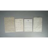 DU CHAILLU, Paul Belloni (1831 - 1903) Autograph letter signed to Doctor Henry Bence - Jones,