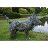 Rupert Till (b. 1969), Winston, galvanised wire, 60cm long.