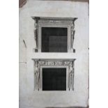 A folio of assorted 18th and 19th century prints and engravings of Architectural subjects,