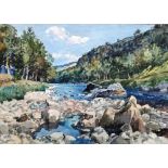 James McIntosh Patrick (1907-1998), Glen Lyn, Perthshire, watercolour, signed,