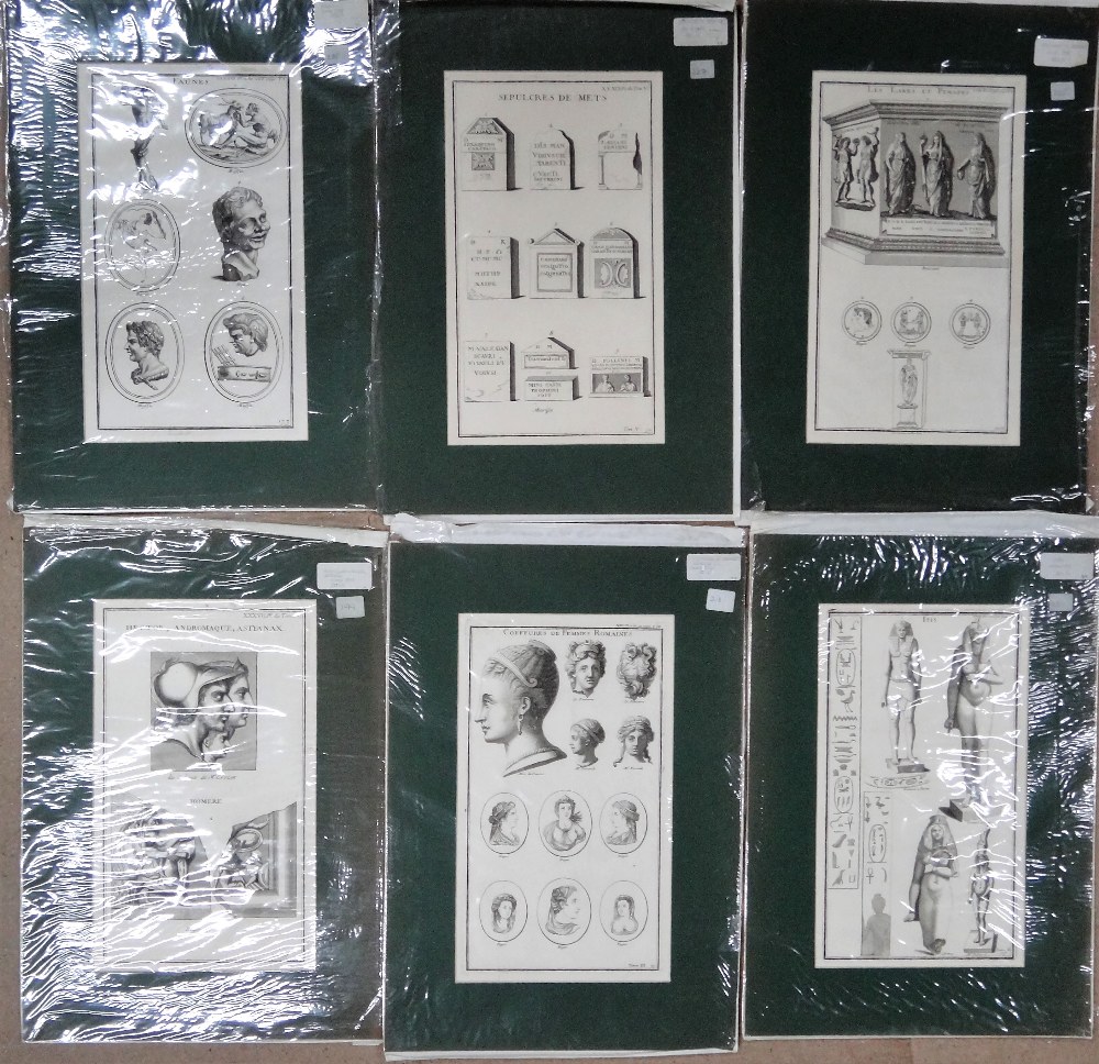 A quantity of assorted 18th and 19th century engravings of Classical and Egyptian monuments and - Image 6 of 10