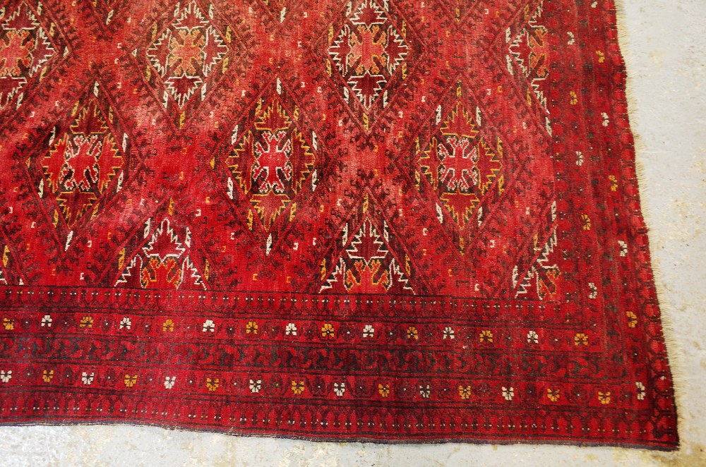 An Afghan carpet, 280cm x 210cm. - Image 2 of 3