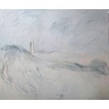 Richard Cook (b.1947), Winter Solstice, oil on canvas, signed on reverse, unframed, 152cm x 183cm.