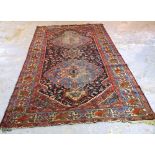 A Mahal carpet, Persian, 337cm x 167cm.