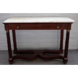 A French Empire console table,