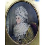 English School (early 19th century), Portrait of Margaret, Lady Clive, daughter of Edmund Maskelyne,