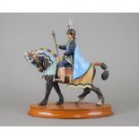 A Royal Doulton porcelain equestrian figure group 'The Palio Knight' Ltd Edition 9/500, HN2428,