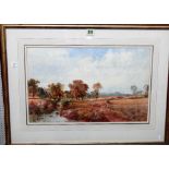 Albert Pollitt (1856-1926), Landscape, watercolour, signed and dated 1905, 30cm x 47.5cm.