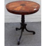 A 19th century occasional table,