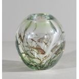 Edvard Hald 'Graal' fish vase for Orrefors, circa.