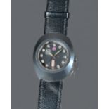 A Rado Diastar ceramic fronted imitating haematite gentleman's wristwatch,