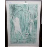 Arthur Boyd (1920-1999), Woodland scenes, two colour lithographs, signed and numbered in pencil,