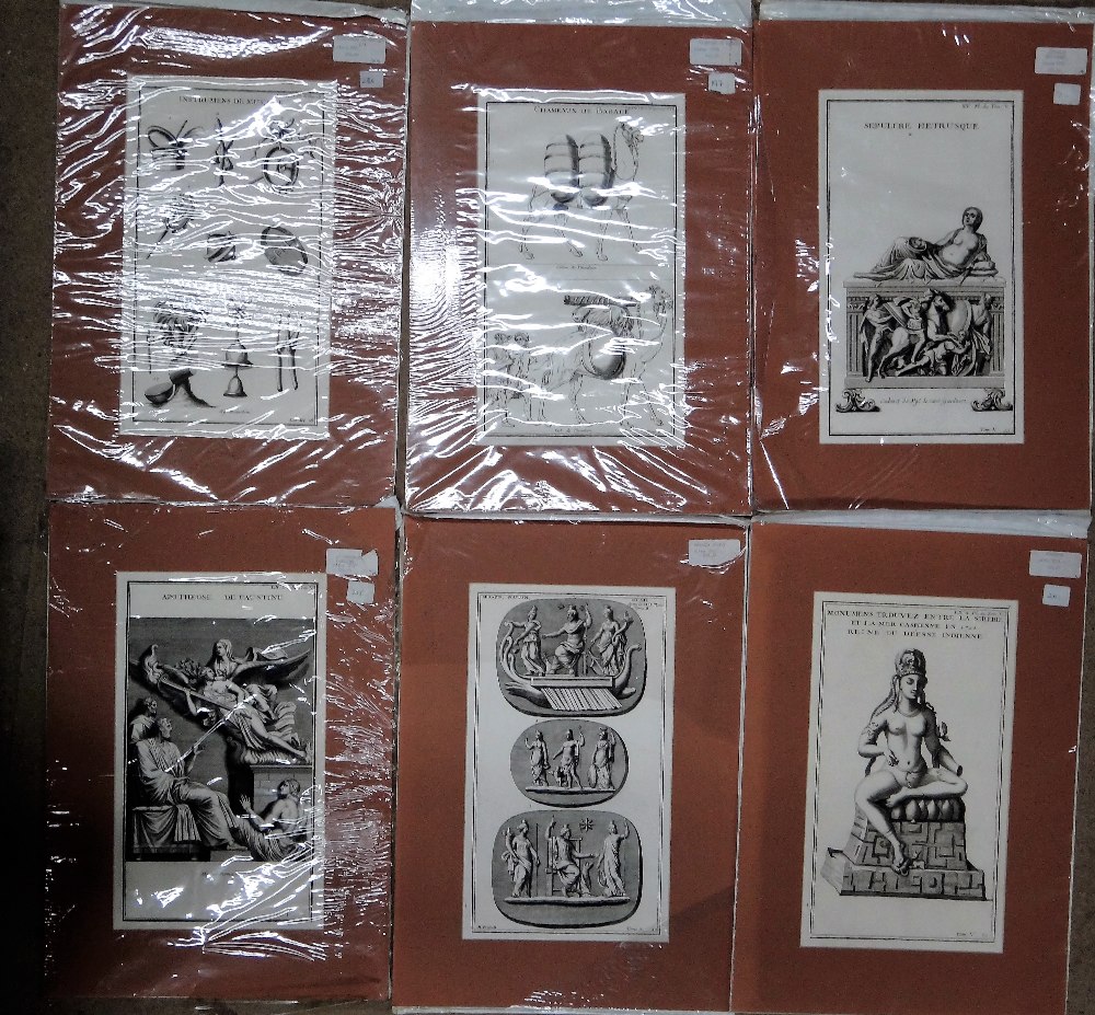 A quantity of assorted 18th and 19th century engravings of Classical and Egyptian monuments and - Image 5 of 10