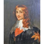 Manner of Sir Anthony van Dyck, Portrait of a gentleman, oil on canvas, 74cm x 61.5cm.