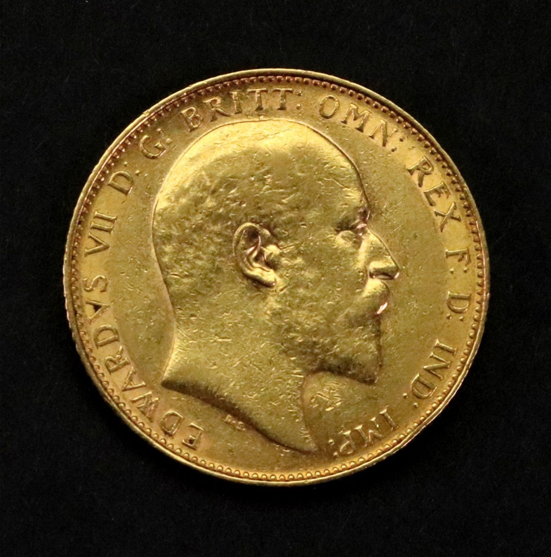 Edward VII sovereign 1908. - Image 3 of 4