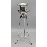A reproduction Regency style electroplate campana style wine cooler, Barker Ellis,