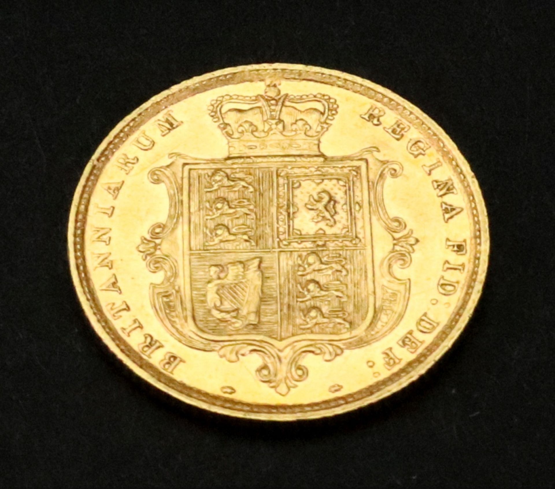 Queen Victoria half sovereign 1883. - Image 3 of 4