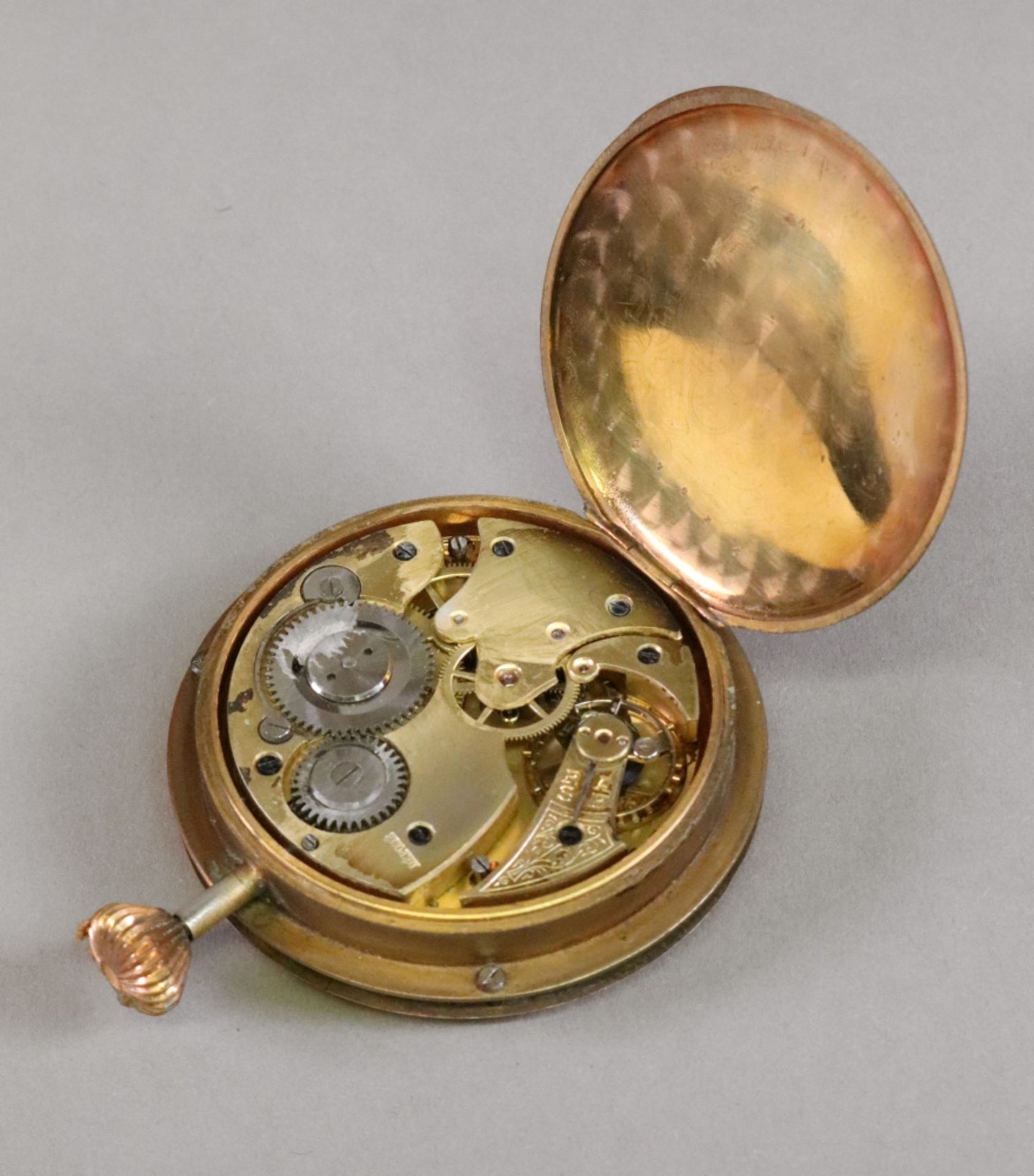 A miniature reproduction George III style oak longcase clock, with ebonised bandings, - Image 3 of 3