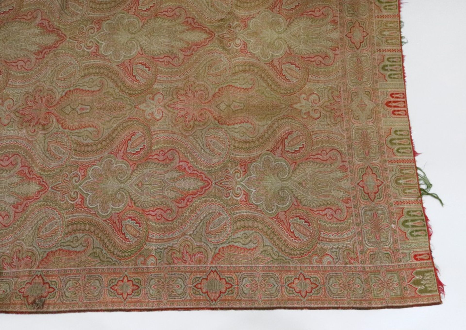 A paisley shawl, late 19th/early 20th century, typically patterned, 175 x 175cm.
