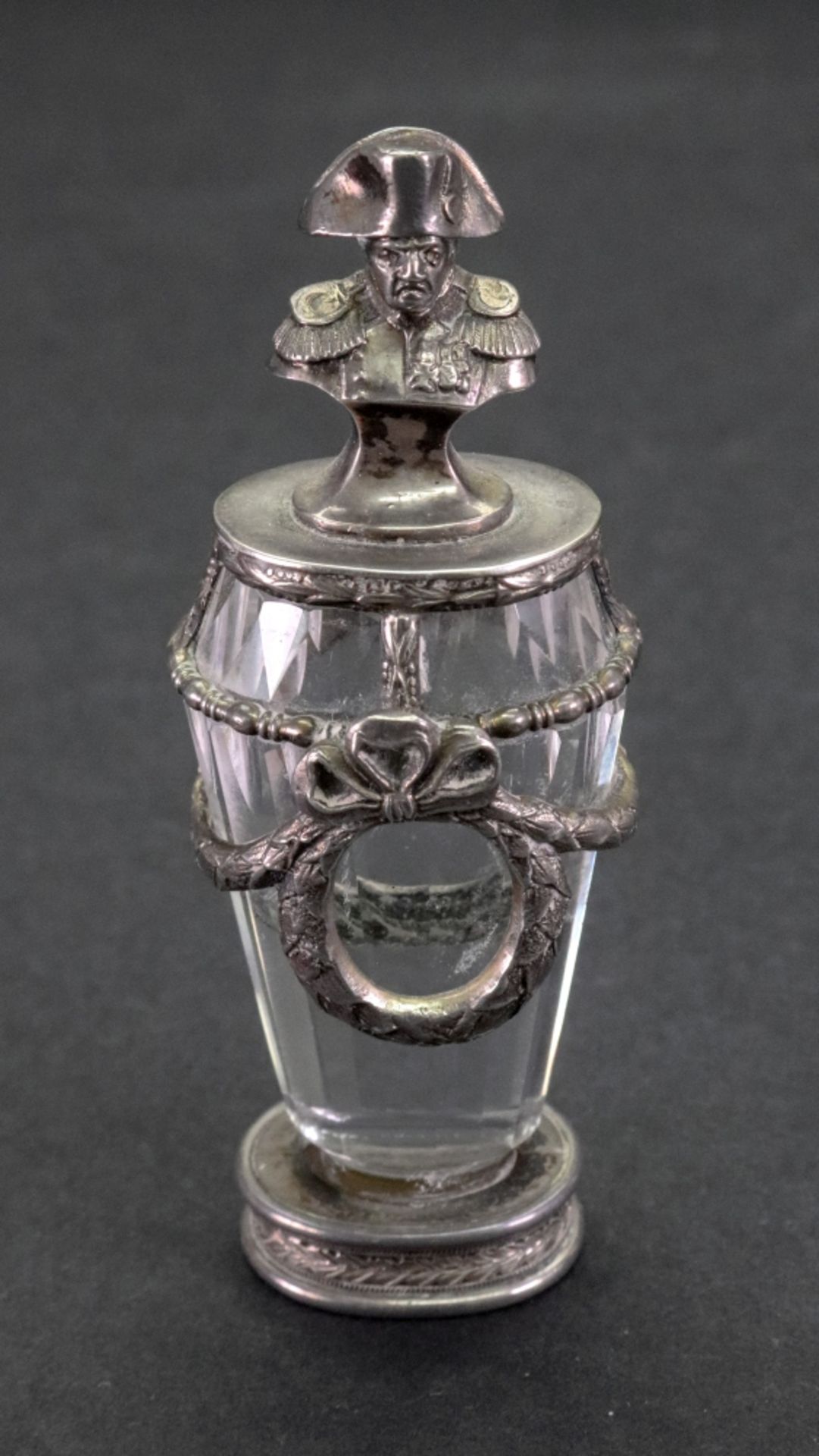 Of Napoleonic Interest; a French silver mounted crystal desk seal, circa 1900, - Bild 2 aus 2