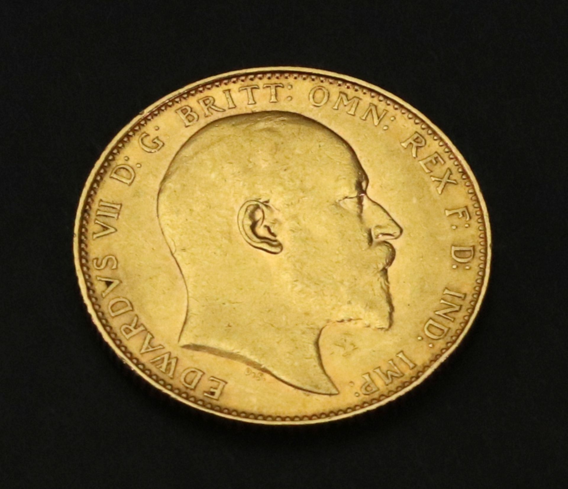 Edward VII sovereign 1908. - Image 2 of 4