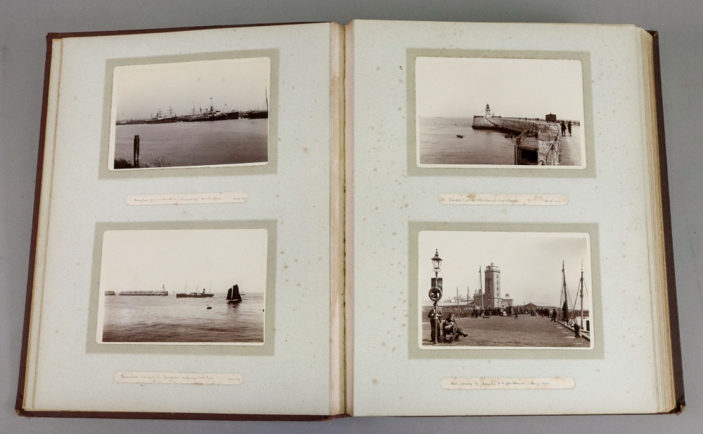 Photographs; a late 19th century photograph album, 1894-1902 with views including Bristol,