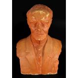 After Robert Van De Velde, A bust of a gentleman, signed and indistinctly dated to shoulder,