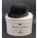 Locke & Co; a felt bowler hat, internal measurements 20.