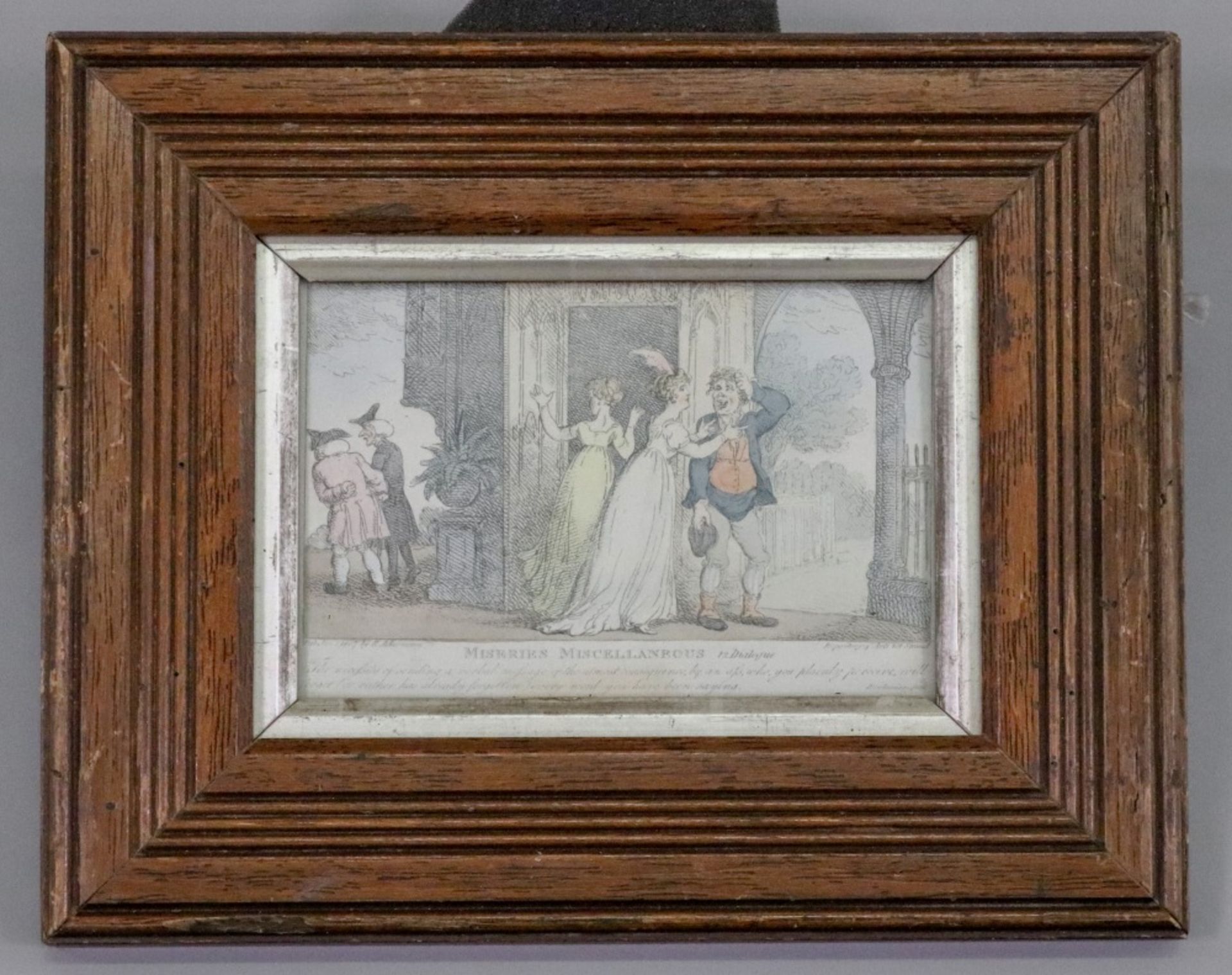 After Thomas Rowlandson, Miseries Miscellaneous, colour engraving, published 1807 by R. - Image 2 of 2