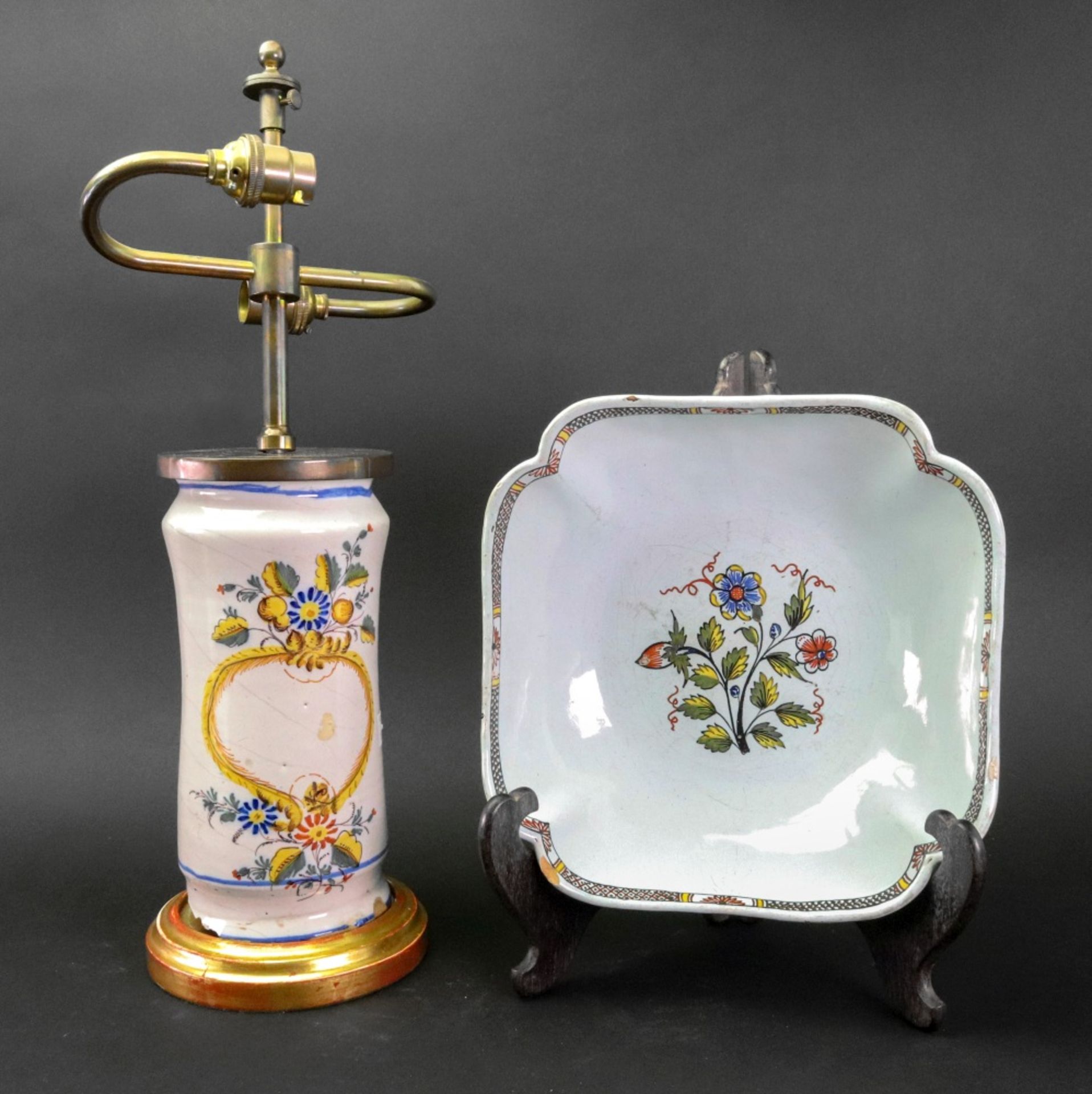 A group of French faience, 18th/19th century,