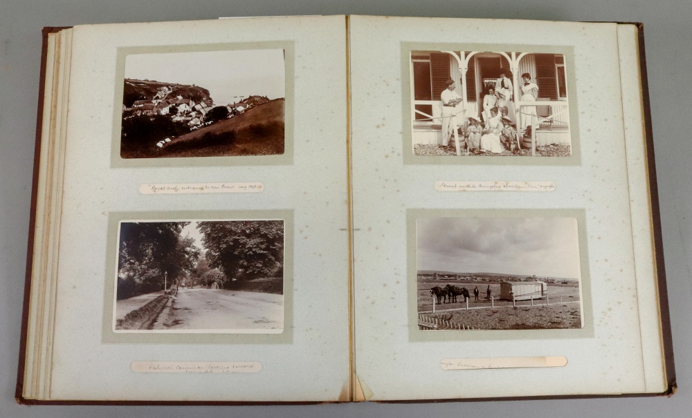 Photographs; a late 19th century photograph album, 1894-1902 with views including Bristol, - Image 4 of 5