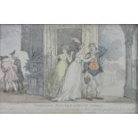 After Thomas Rowlandson, Miseries Miscellaneous, colour engraving, published 1807 by R.